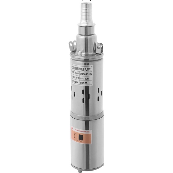 Pompe submersible, acier inoxydable, grande capacité de débit, argent