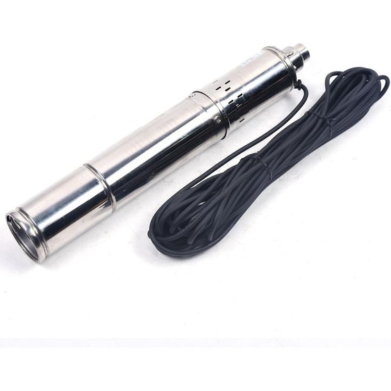 Pompe submersible, haute efficacité, acier inoxydable durable, 220-240V, argent, EU