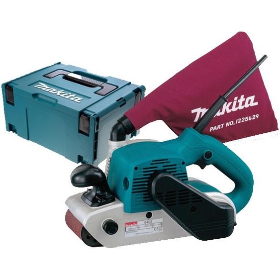 Ponceuse à bande 1200 W 100 x 610 mm en coffret MAKPAC MAKITA 9403J