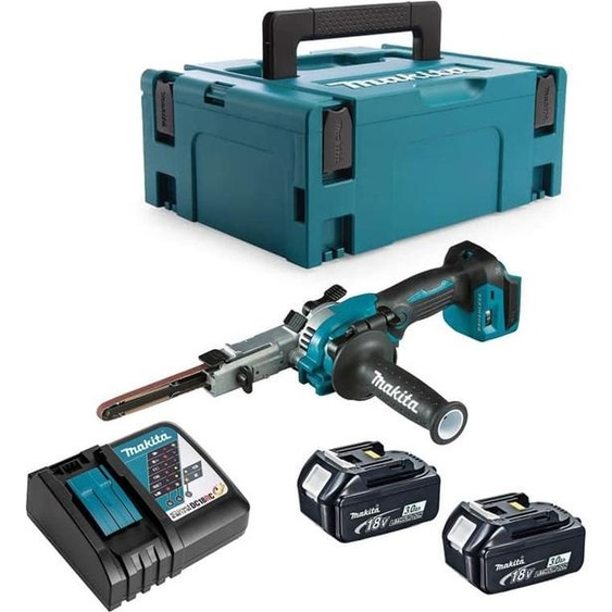 Ponceuse à bande 18V BL LXT (2x3,0 Ah) en coffret - MAKITA DBS180RFJ