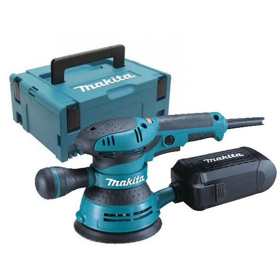 Ponceuse excentrique 300 W 125 mm + coffret MAKPAC MAKITA BO5041J