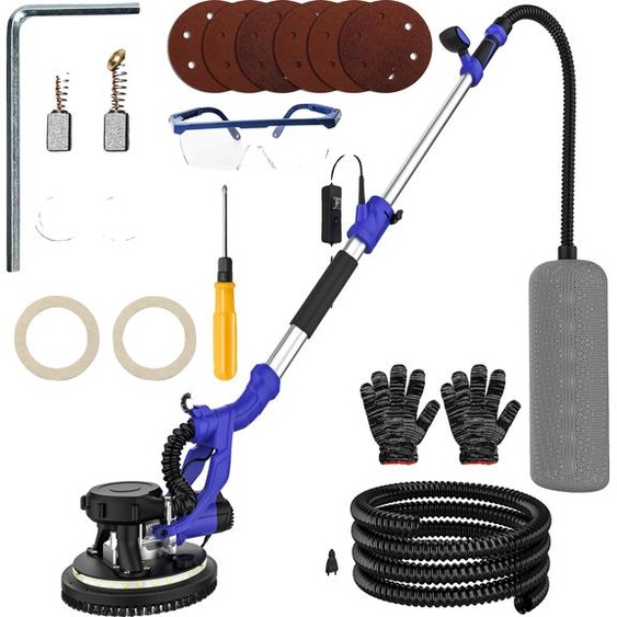 Ponceuse pour cloisons sèches, aspiration des poussières intégrée, vitesse réglable, jaune