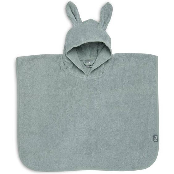 Poncho De Bain Éponge En Coton Vert Deau