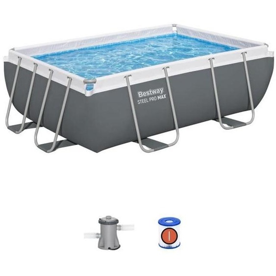 Pool Power Cadre en acier 2,82 x 1,96 x 0,84 m - 56629