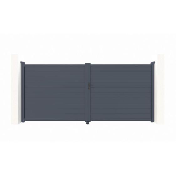 Casanoov - Portail aluminium battant eiger 350x180cm