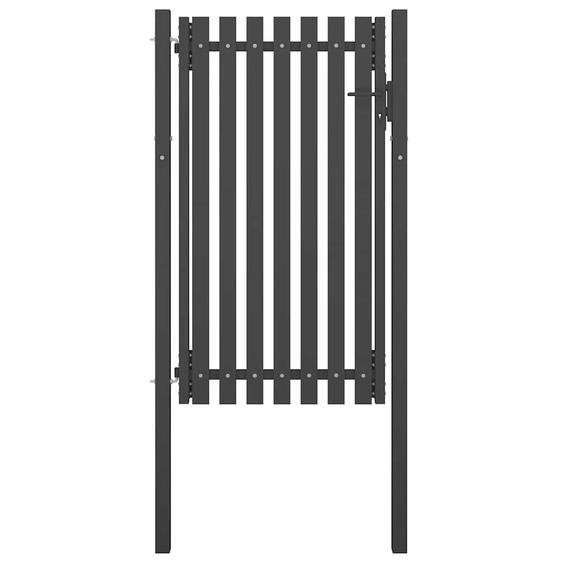 Portail de clôture de jardin Acier 1x2,25 m Anthracite