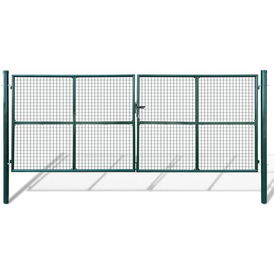 Portail de jardin en maille 415 x 150 cm