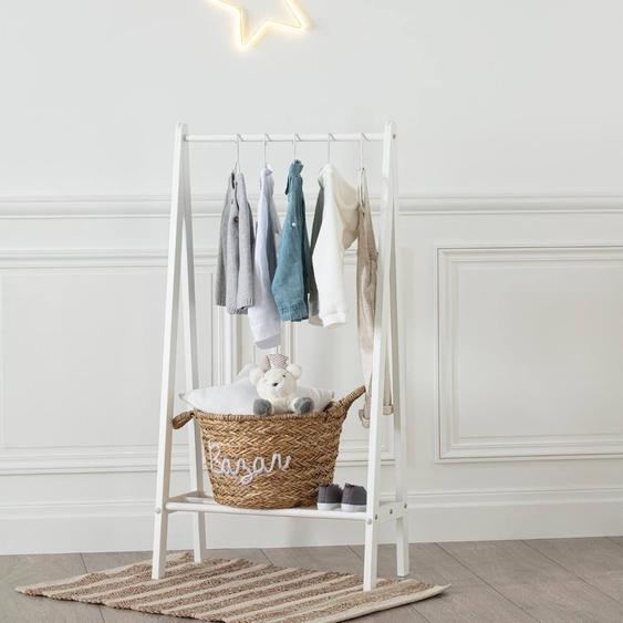 Portant À Vêtements Enfant Blanc 58x115cm Blanc