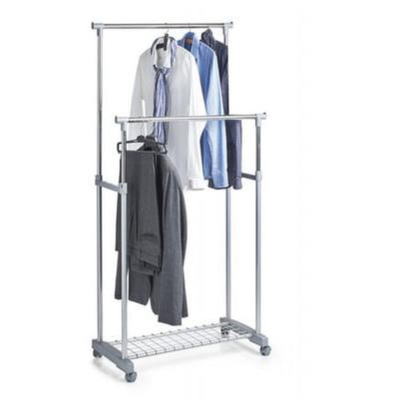 Portant pour vêtements penderie sur roulettes Zeller