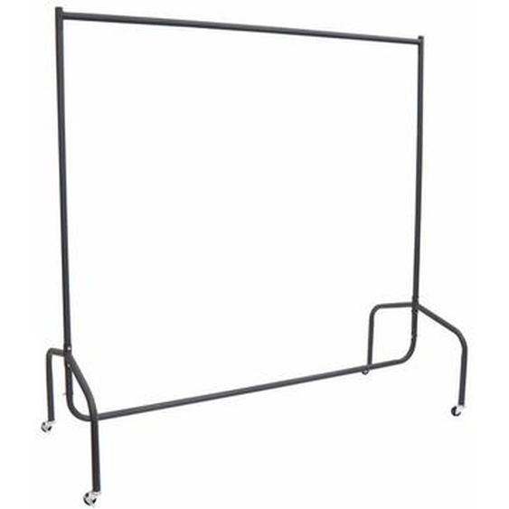 Portant tringle à vêtements acier charge max. 140 Kg dim. 120L x 60l x 170H cm noir