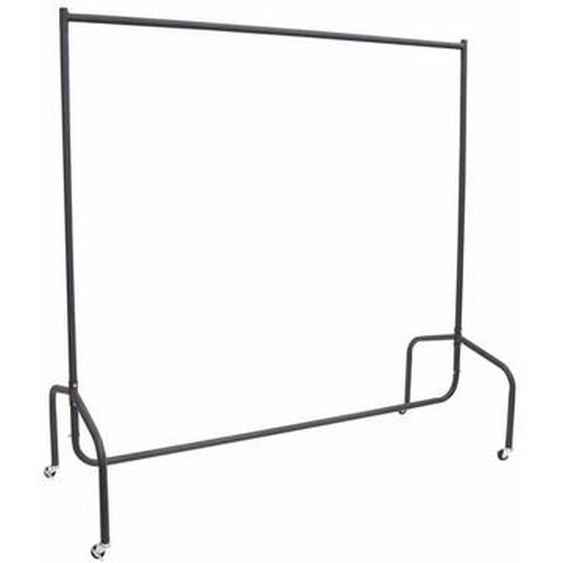 Portant tringle à vêtements acier charge max. 140 Kg dim. 180L x 60l x 170H cm noir
