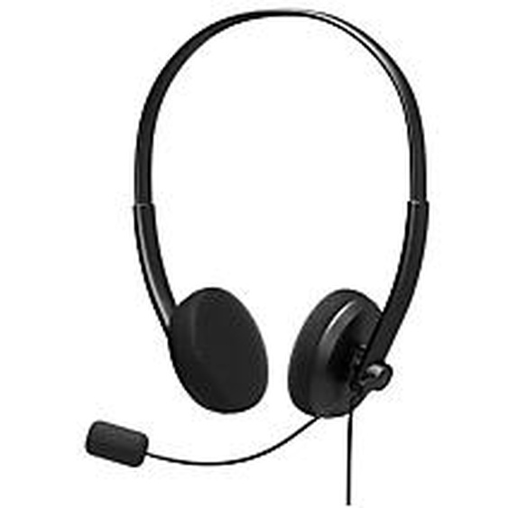 PORTDESIGNS Port Designs 901604, Avec fil, Bureau/Centre dappels, 20 - 20000 Hz, 68 g, Casque, Noir