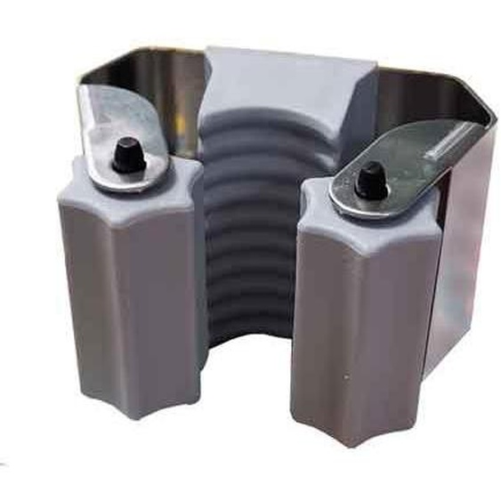 PORTE-BALAI EN ACIER INOXYDABLE POUR COMPTOIR, 1 place