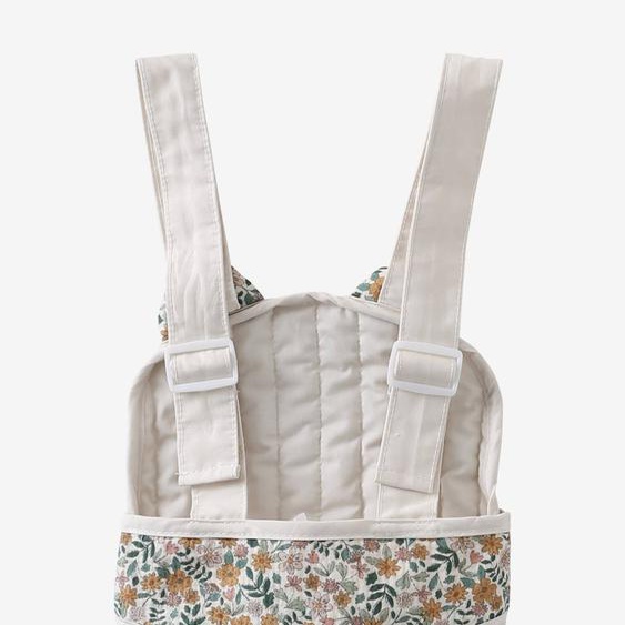 Porte-bébé poupon en gaze de coton retro flower