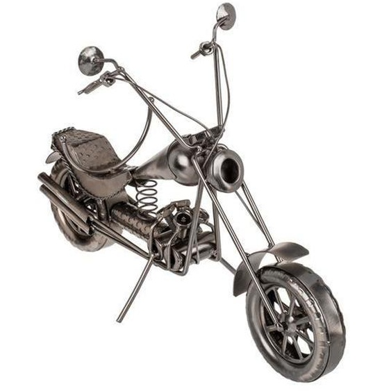 Porte-bouteille moto métallique - Marque - Modèle - Dimensions 30x13x19cm - Hauteur max bouteille 35cm