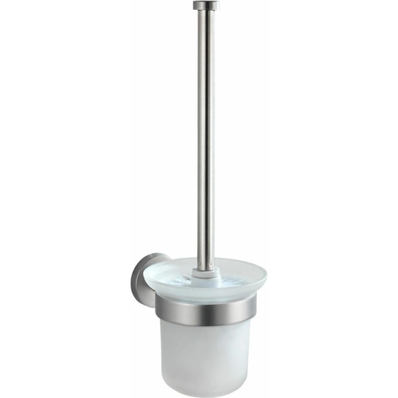Porte-brosse Wenko 10 X 35 X 14 CM Blanc Acier inoxydable Moderne Chrome