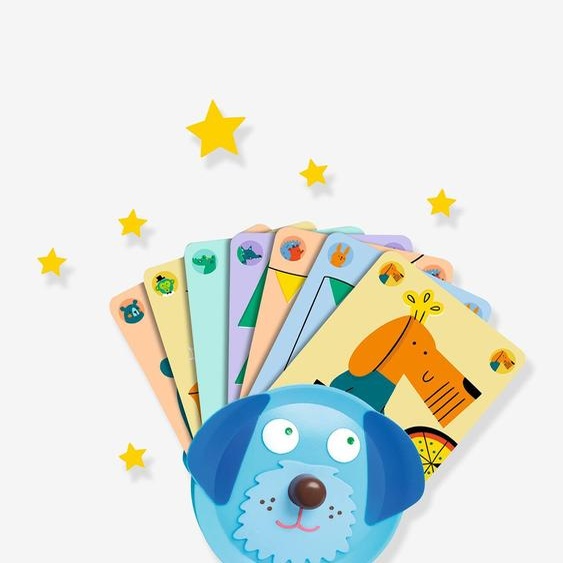 Porte-cartes Chien bleu