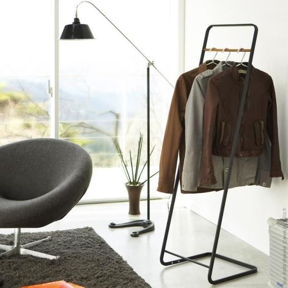 Porte cintres sur pied design Tower (Noir)