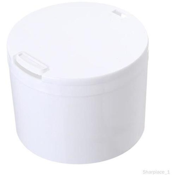 Porte-coton-tige avec couvercle anti-poussière présentoir ménage conteneur bidon pour cure-dents salon chambre salle de bain L