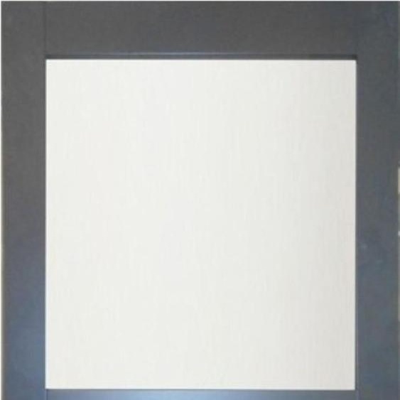 Porte Coulissante Blakeria RAL7016 Vitree H204 x L73 et Coquilles Noir