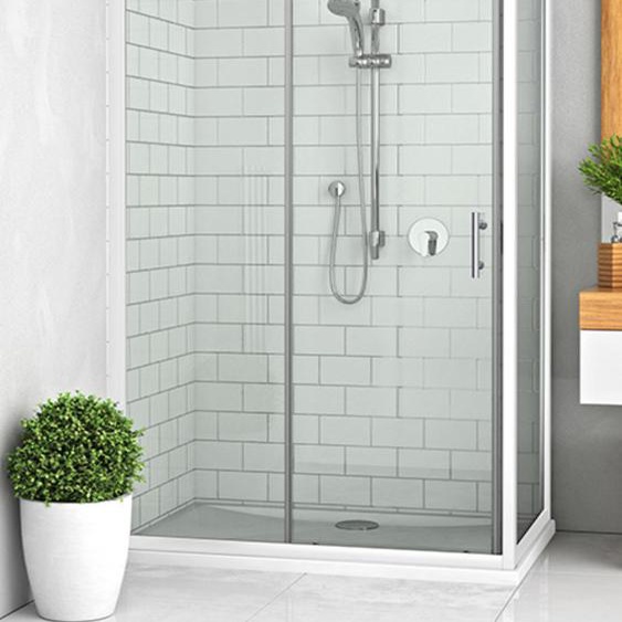 Porte coulissante Equi EI CL2 117x120cm verre clair - ROTH - 1406000034