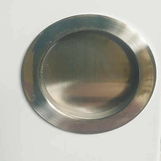 Porte Coulissante Frake Vitrage transparent H204 x L83 + rail a roulette + coquilles