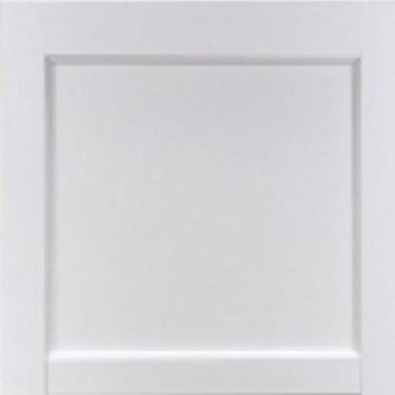 Porte Coulissante Korya Blanc 3 panneaux H204 x L83 et Coquilles blanc