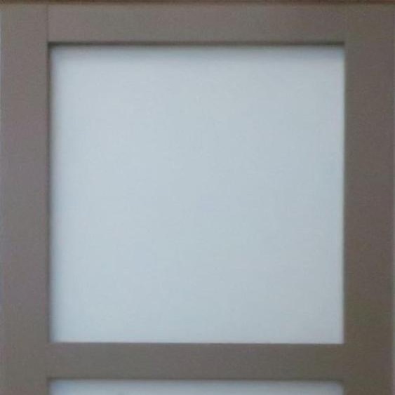 Porte Coulissante Marron Ral7006 Vitree H204 x L83