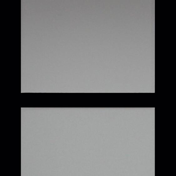 Porte Coulissante Telia Noir Vitree H204 x L73 et Coquilles