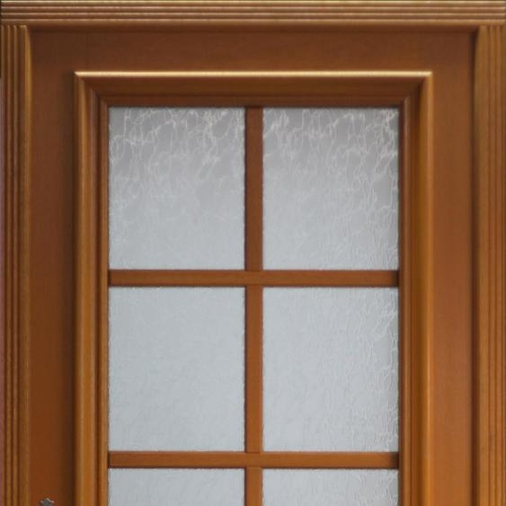 Porte dentree Bois vitree, Cumin, H.215xl.90 p.droit Cotes Tableau