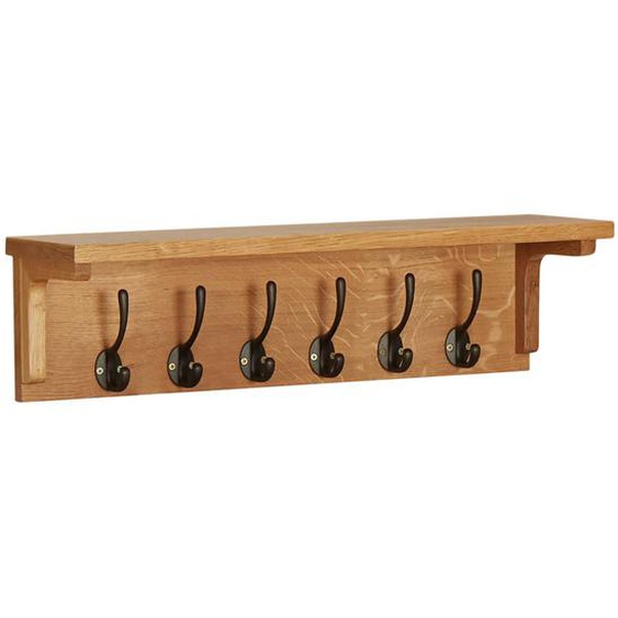 Porte-manteau 60x16x16 cm Bois de chêne massif