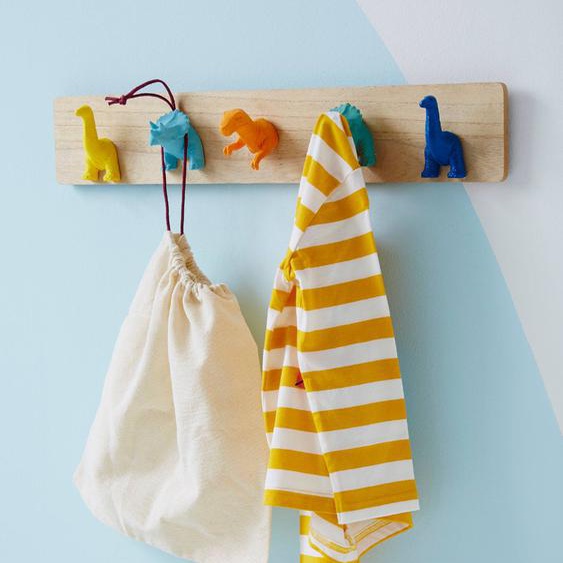 Porte-manteau avec patères Dinos multicolore