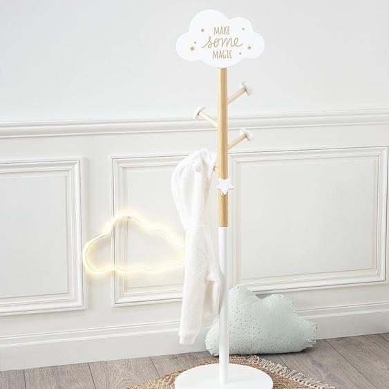 Porte-manteau Enfant 5 Patères Nuage - Gaton Blanc