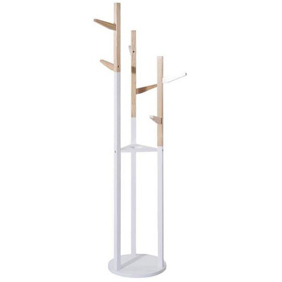 Porte-manteau enfant - Atmosphera - Blanc - MDF - Pin - Style scandinave