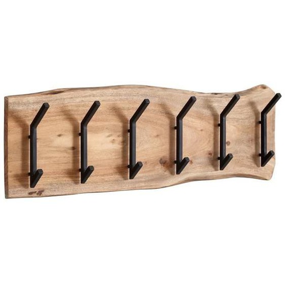 Porte-Manteau - FINEBUY - Bois massif - Marron - 100 x 29 x 12,5 cm