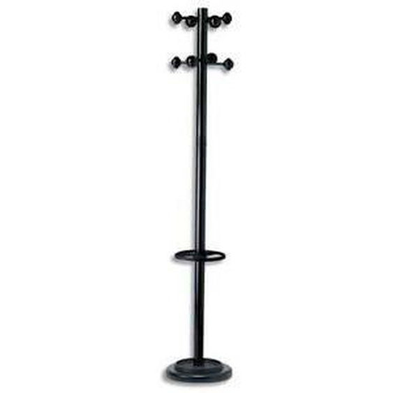 Porte-manteaux accueil noir 8 patères
