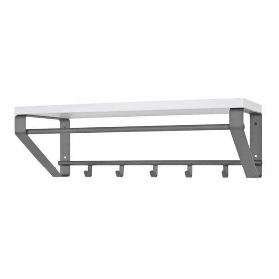 Porte-manteaux Mural Design sarah 70cm Blanc - Paris Prix