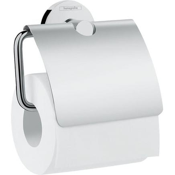 Porte-papier avec couvercle WC Logis Universal Chromé