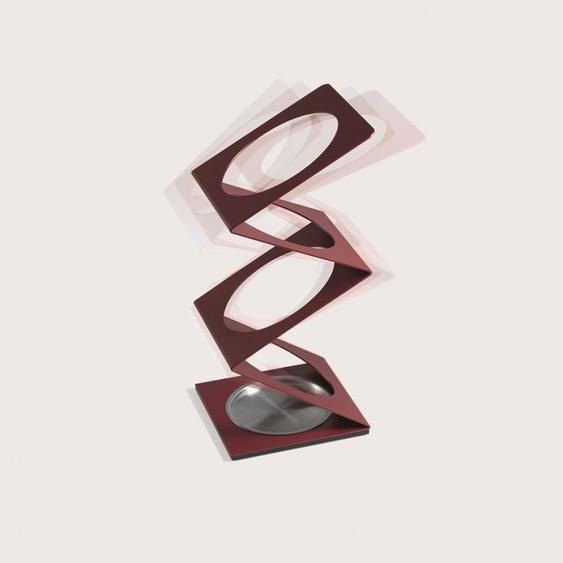 Porte parapluie MOLLA structure acier peint marsala vasque inox