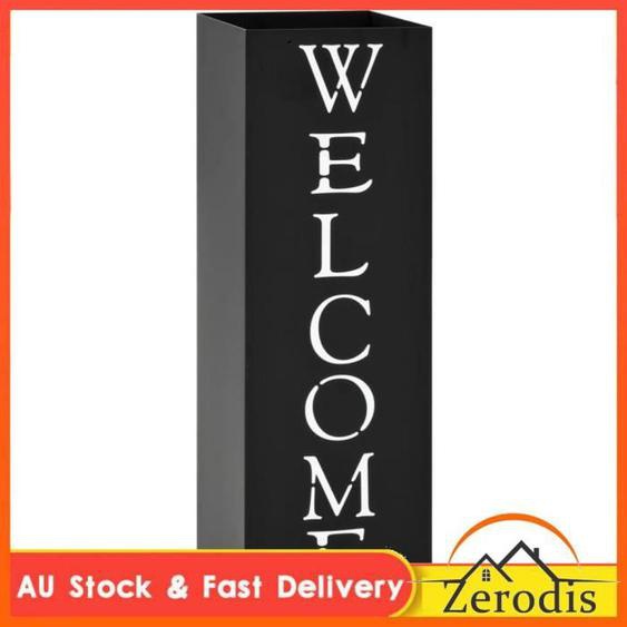 Porte-parapluie Welcome Acier Noir -BK246796 (PLA)