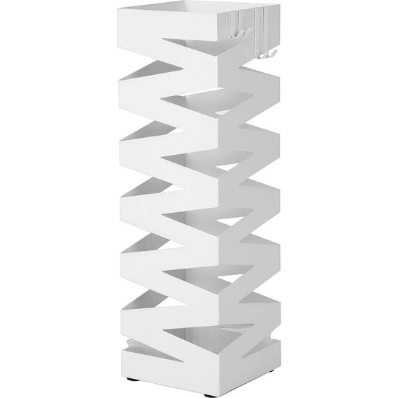 Porte-parapluies carré blanc