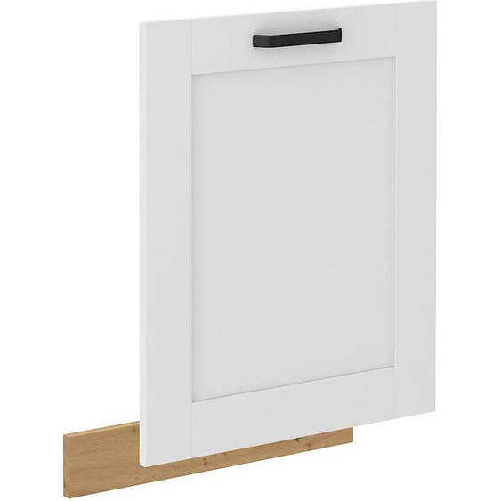 Porte pour lave-vaisselle encastrable LAILI – 60x72 cm, blanc / chêne artisan