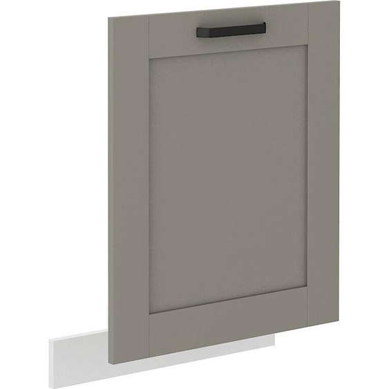 Porte pour lave-vaisselle encastrable LAILI – 60x72 cm, gris clair / blanc