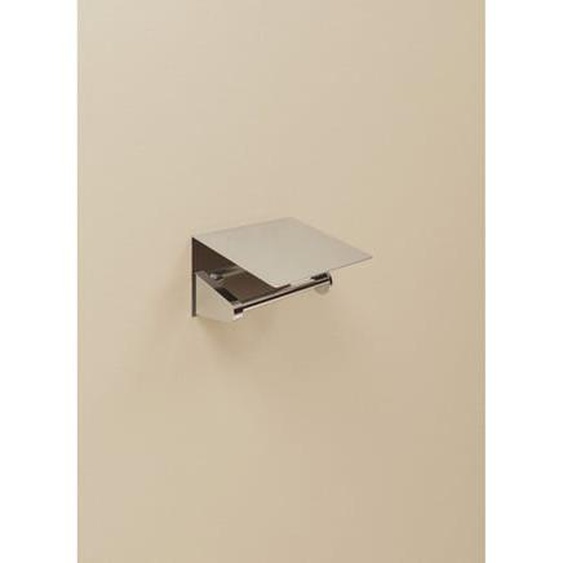 Porte-rouleau Avec Couvercle Chrome Kubic