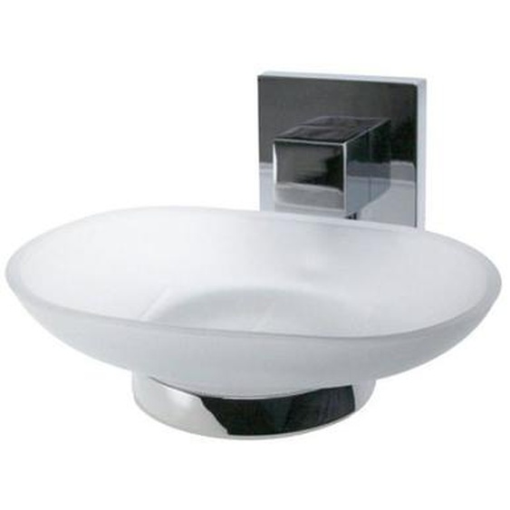 Porte-savon gris chromé Fackelmann Mare