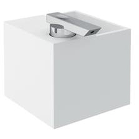 Porte-savon Liquide + Porte-brosse À Dents Chrome The Grid