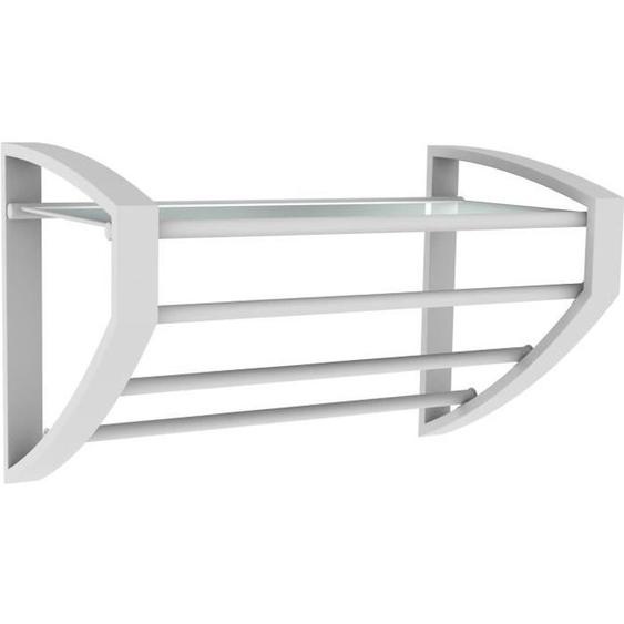 Porte-serviette - ALLIBERT BATH & DESIGN - LOFT-GAME - 3 barres - Aluminium laqué - Blanc mat