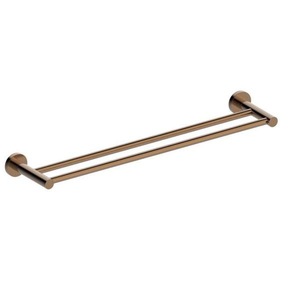 Porte serviettes - ESSEBAGNO - Luisa - 2 barres - Inox cuivre