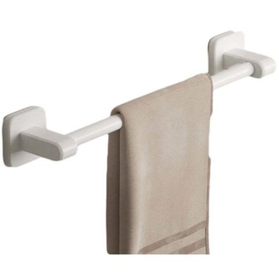 Porte-Serviettes de Salle de Bain Anneau de Serviette Mural 50 cm, Porte-Serviettes Mural Gris