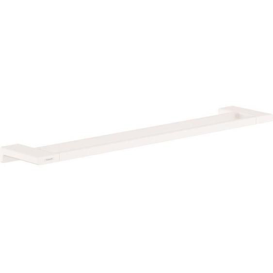 Porte-serviettes - HANSGROHE - Modèle AddStoris - 648 mm - Blanc mat - Métallique